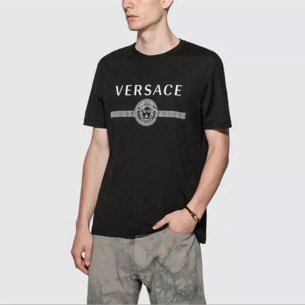 Versace‎ Taylor Fit Logo T Shirt- NWT
